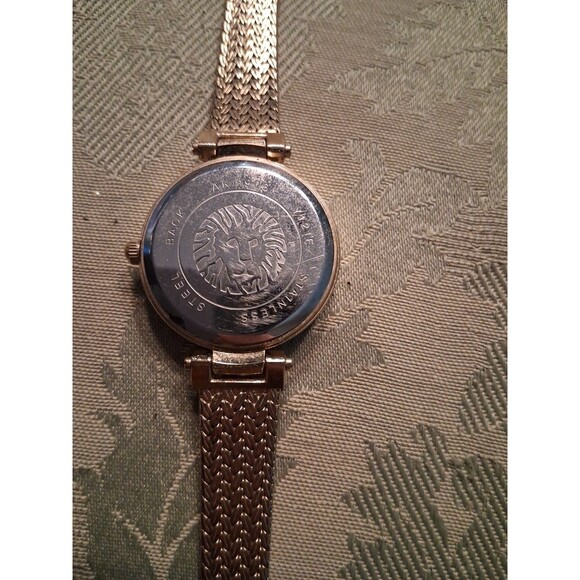 Anne Klein Crystal Women\'s Quartz Gold-Tone Watch AK/1906BKGB Not Working main image 7
